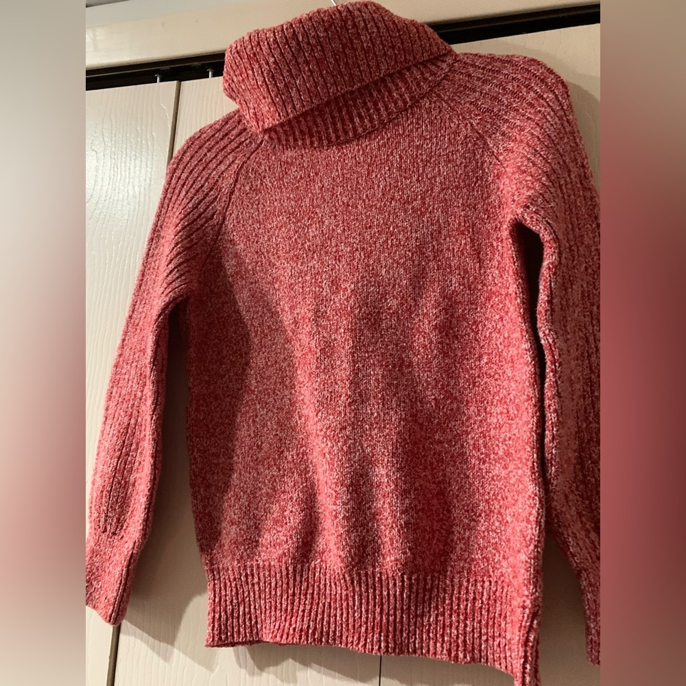 Nine West Marled Red Cowl Neck Sweater Nine West XS